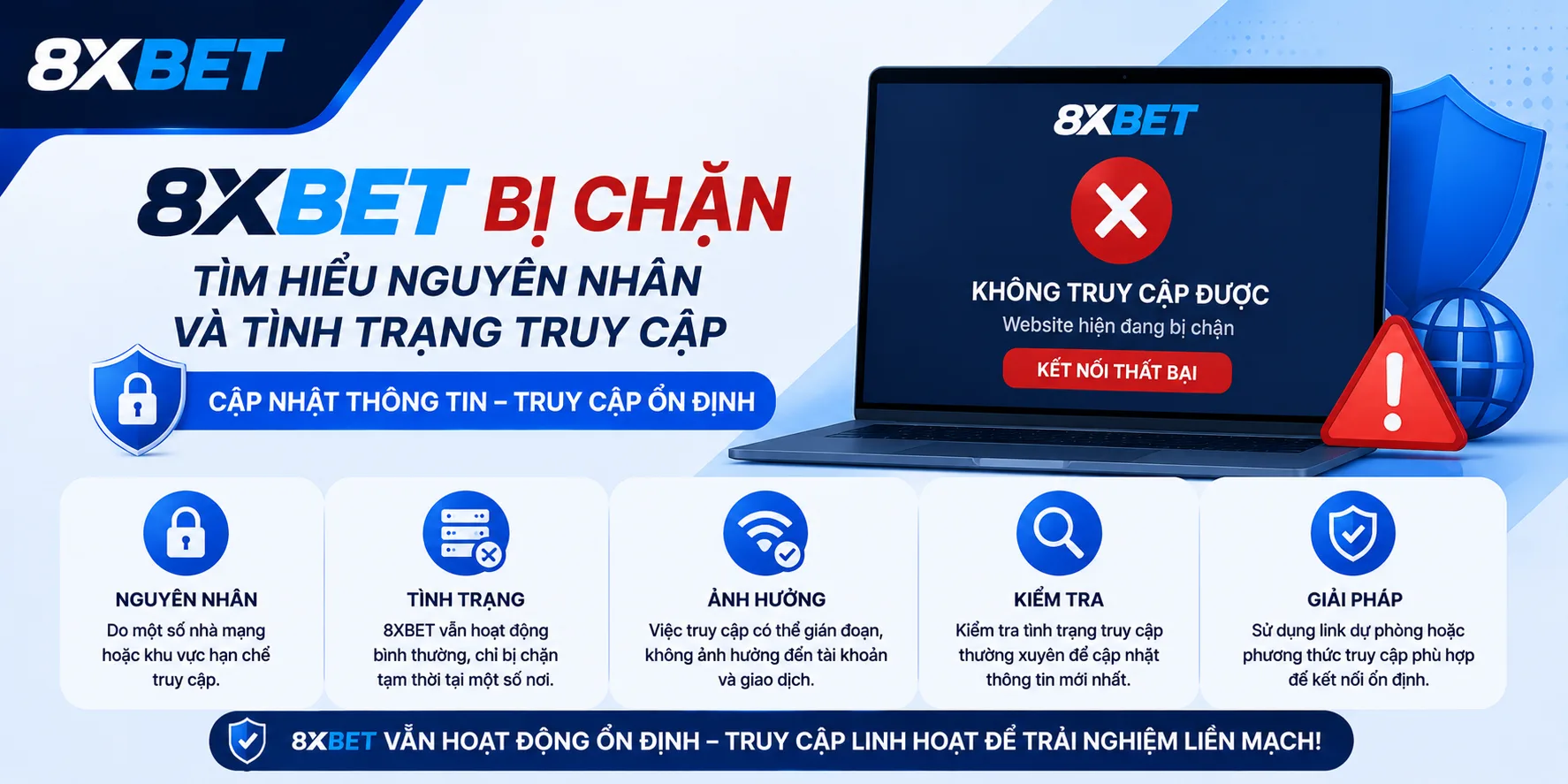 Tình trạng 8xBET bị chặn