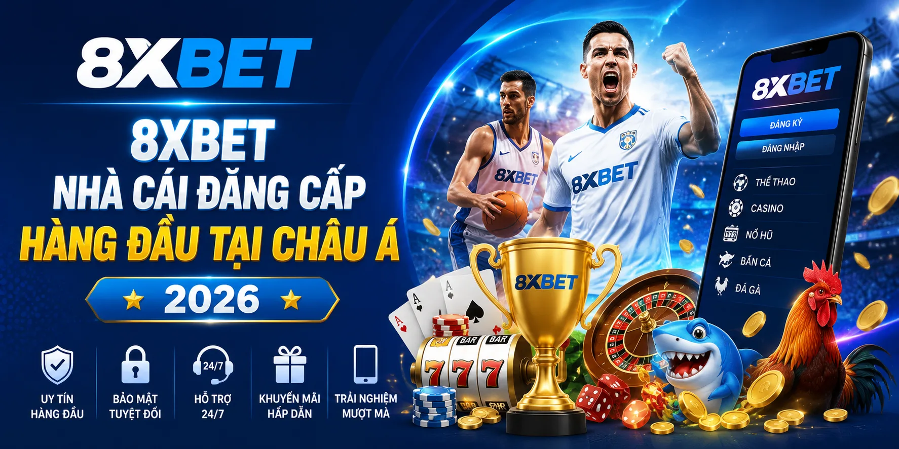 8xBET nhà cái cá cược hàng đầu châu Á