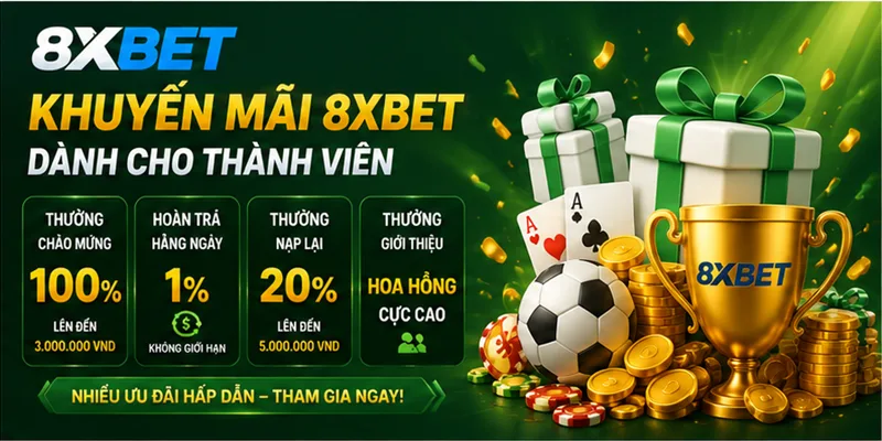 Khuyến mãi tại 8xBET
