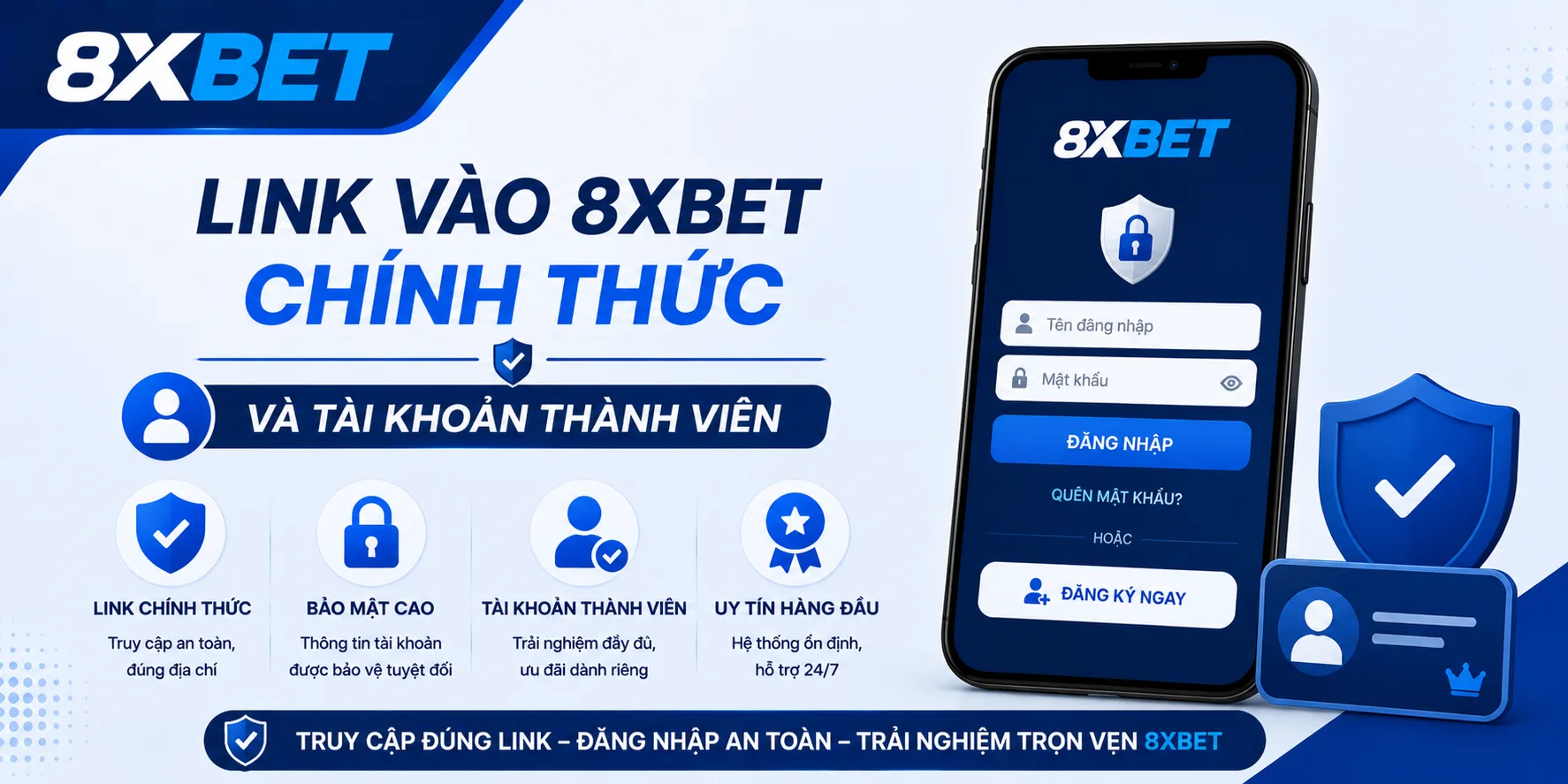 Quản lý tài khoản 8xBET