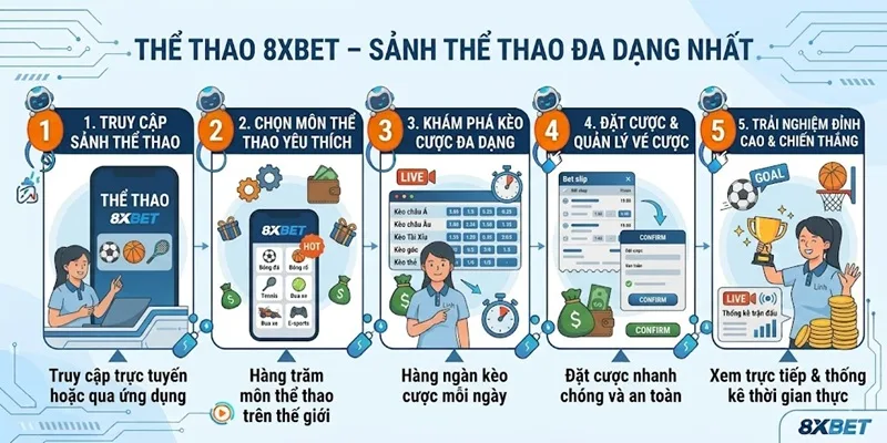 Tìm hiểu về sảnh thể thao 8xBET