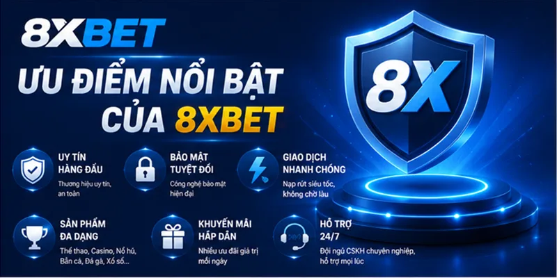 Ưu điểm của nhà cái 8xBET